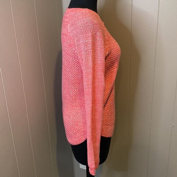 Perfect Pullover Women’s Medium Crochet Long Sleeve Sweater Crewneck - Picture 5 of 9